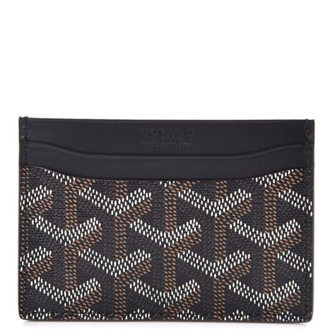 goyard saint sulpice cardholder monogram chevron black|Card holders .